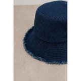ストラップ付きフリンジデニムバケットハット | AZUL BY MOUSSY | 詳細画像6