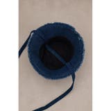 ストラップ付きフリンジデニムバケットハット | AZUL BY MOUSSY | 詳細画像7