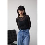 バックスリットシアーロングトップス | AZUL BY MOUSSY | 詳細画像13 