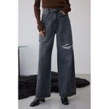 AZUL DENIM リペアワイドデニム | AZUL BY MOUSSY | 詳細画像2