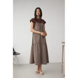 インナーSETフロントギャザーキャミワンピース | AZUL BY MOUSSY | 詳細画像18 