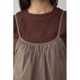 インナーSETフロントギャザーキャミワンピース | AZUL BY MOUSSY | 詳細画像22 