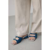 BLU | ダブルリボンスクエアトゥサンダル | AZUL BY MOUSSY