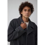 ウール混ステンカラーコート | AZUL BY MOUSSY | 詳細画像32