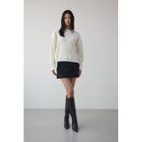 サイドレースアップケーブルニット | AZUL BY MOUSSY | 詳細画像4