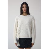 サイドレースアップケーブルニット | AZUL BY MOUSSY | 詳細画像5