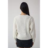 サイドレースアップケーブルニット | AZUL BY MOUSSY | 詳細画像7