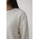 サイドレースアップケーブルニット | AZUL BY MOUSSY | 詳細画像9