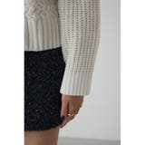 サイドレースアップケーブルニット | AZUL BY MOUSSY | 詳細画像10