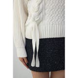 サイドレースアップケーブルニット | AZUL BY MOUSSY | 詳細画像11
