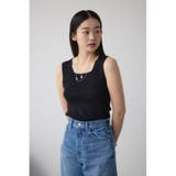 スクエアネックリブタンクトップ | AZUL BY MOUSSY | 詳細画像12