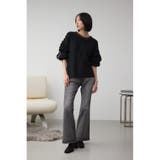 ステッチデザインケーブルニット | AZUL BY MOUSSY | 詳細画像17 