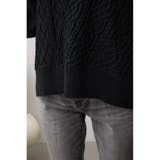 ステッチデザインケーブルニット | AZUL BY MOUSSY | 詳細画像24 