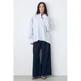 レギュラーカラーオーバーシルエットシャツ | AZUL BY MOUSSY | 詳細画像13 