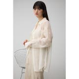 バックスリットシアーオーバーシャツ | AZUL BY MOUSSY | 詳細画像2