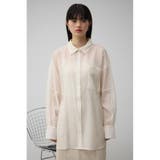 バックスリットシアーオーバーシャツ | AZUL BY MOUSSY | 詳細画像4
