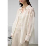O/WHT1 | バックスリットシアーオーバーシャツ | AZUL BY MOUSSY