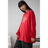フロッキーロゴプリントロングTシャツ | AZUL BY MOUSSY | 詳細画像22 