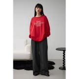 フロッキーロゴプリントロングTシャツ | AZUL BY MOUSSY | 詳細画像23 