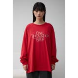 フロッキーロゴプリントロングTシャツ | AZUL BY MOUSSY | 詳細画像24 