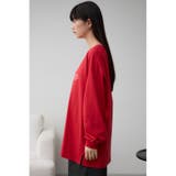 フロッキーロゴプリントロングTシャツ | AZUL BY MOUSSY | 詳細画像25 