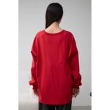 フロッキーロゴプリントロングTシャツ | AZUL BY MOUSSY | 詳細画像26 