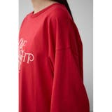 フロッキーロゴプリントロングTシャツ | AZUL BY MOUSSY | 詳細画像28 