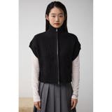 ジップアップニットベスト | AZUL BY MOUSSY | 詳細画像14 