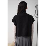ジップアップニットベスト | AZUL BY MOUSSY | 詳細画像16 