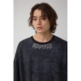 ムラ柄ロゴプリントTシャツ | AZUL BY MOUSSY | 詳細画像2 