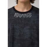 ムラ柄ロゴプリントTシャツ | AZUL BY MOUSSY | 詳細画像8 