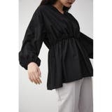 BLK | 2WAY BALLOON SLEEVE PEPLUM BL | AZUL BY MOUSSY