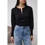 BLK | ビジューニット | AZUL BY MOUSSY