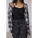 BLK | ニュアンスリブキャミソール | AZUL BY MOUSSY