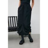 BLK | フハクドッキングギャザースカート | AZUL BY MOUSSY