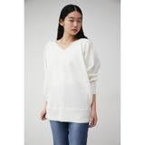 BIAS RIB LOOSE KNIT TOPS | AZUL BY MOUSSY | 詳細画像2