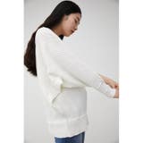 BIAS RIB LOOSE KNIT TOPS | AZUL BY MOUSSY | 詳細画像3