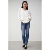 BIAS RIB LOOSE KNIT TOPS | AZUL BY MOUSSY | 詳細画像4