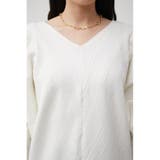 BIAS RIB LOOSE KNIT TOPS | AZUL BY MOUSSY | 詳細画像8