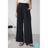 BLK | C/T撥水タックワイドパンツ | AZUL BY MOUSSY