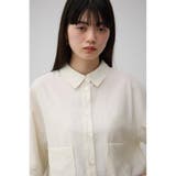 ワイドスリーブ五分袖ツイルシャツ | AZUL BY MOUSSY | 詳細画像1 