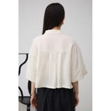 ワイドスリーブ五分袖ツイルシャツ | AZUL BY MOUSSY | 詳細画像6 