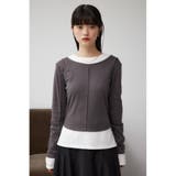 フェイクレイヤードカットロンT | AZUL BY MOUSSY | 詳細画像28 