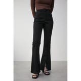 CENTER SLIT COLOR FLARE PT | AZUL BY MOUSSY | 詳細画像1