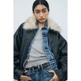 フェイクレザー/スエード2WAYファー付ブルゾン | AZUL BY MOUSSY | 詳細画像1
