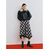フェイクレザー/スエード2WAYファー付ブルゾン | AZUL BY MOUSSY | 詳細画像5