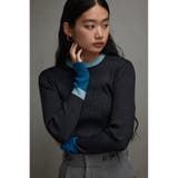 グリッターリブ長袖ニットトップス | AZUL BY MOUSSY | 詳細画像3