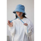 ストラップ付きフリンジデニムバケットハット | AZUL BY MOUSSY | 詳細画像8
