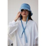 ストラップ付きフリンジデニムバケットハット | AZUL BY MOUSSY | 詳細画像9