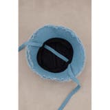 ストラップ付きフリンジデニムバケットハット | AZUL BY MOUSSY | 詳細画像14
